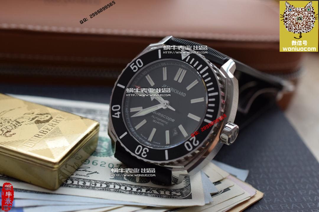 【实拍图鉴赏】1:1 top  Replica Watches 之尚维沙 Aquascope系列 60400-11D705-FK4A / JC03