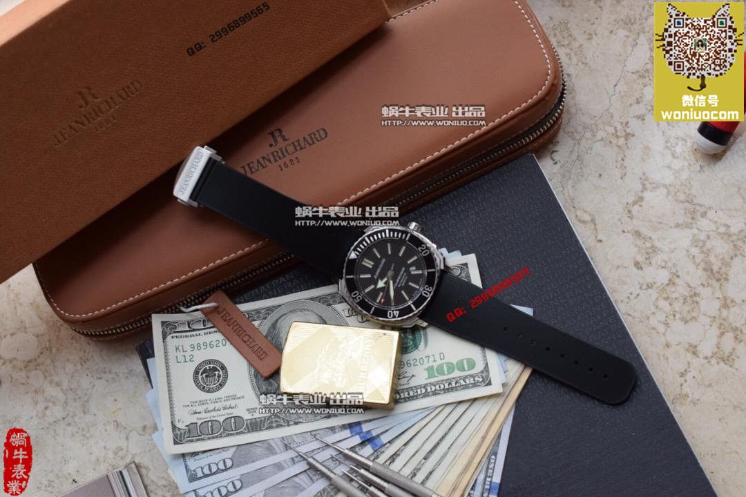 【实拍图鉴赏】1:1 top  Replica Watches 之尚维沙 Aquascope系列 60400-11D705-FK4A / JC03