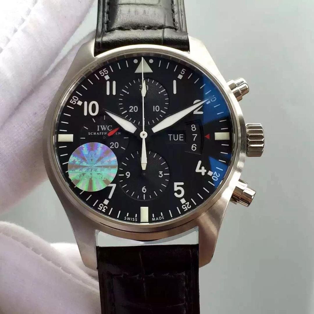【V6 Factory  top 1:1 High quality  Knockoff  Watches 】 IWC 飞行员系列 IW377704 自动机械男士 Watches  / WG077