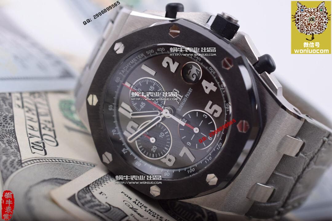 【实拍图鉴赏】JF Factory 1:1 Replica Copy  Watches 之Audemars Piguet AP皇家橡树离岸262191O.OO.D005CR.01男表 / JF AP 262191O
