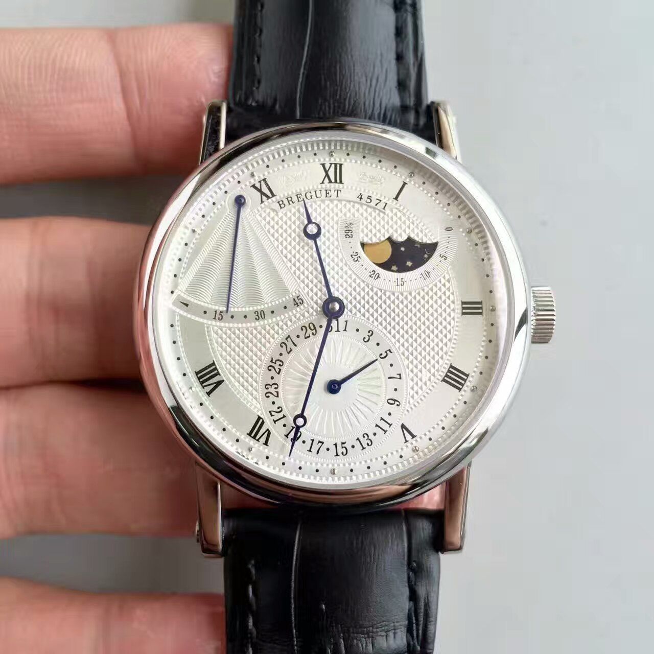 VF Factory 1:1 Replica Watches 之 Breguet 经典系列月相男表