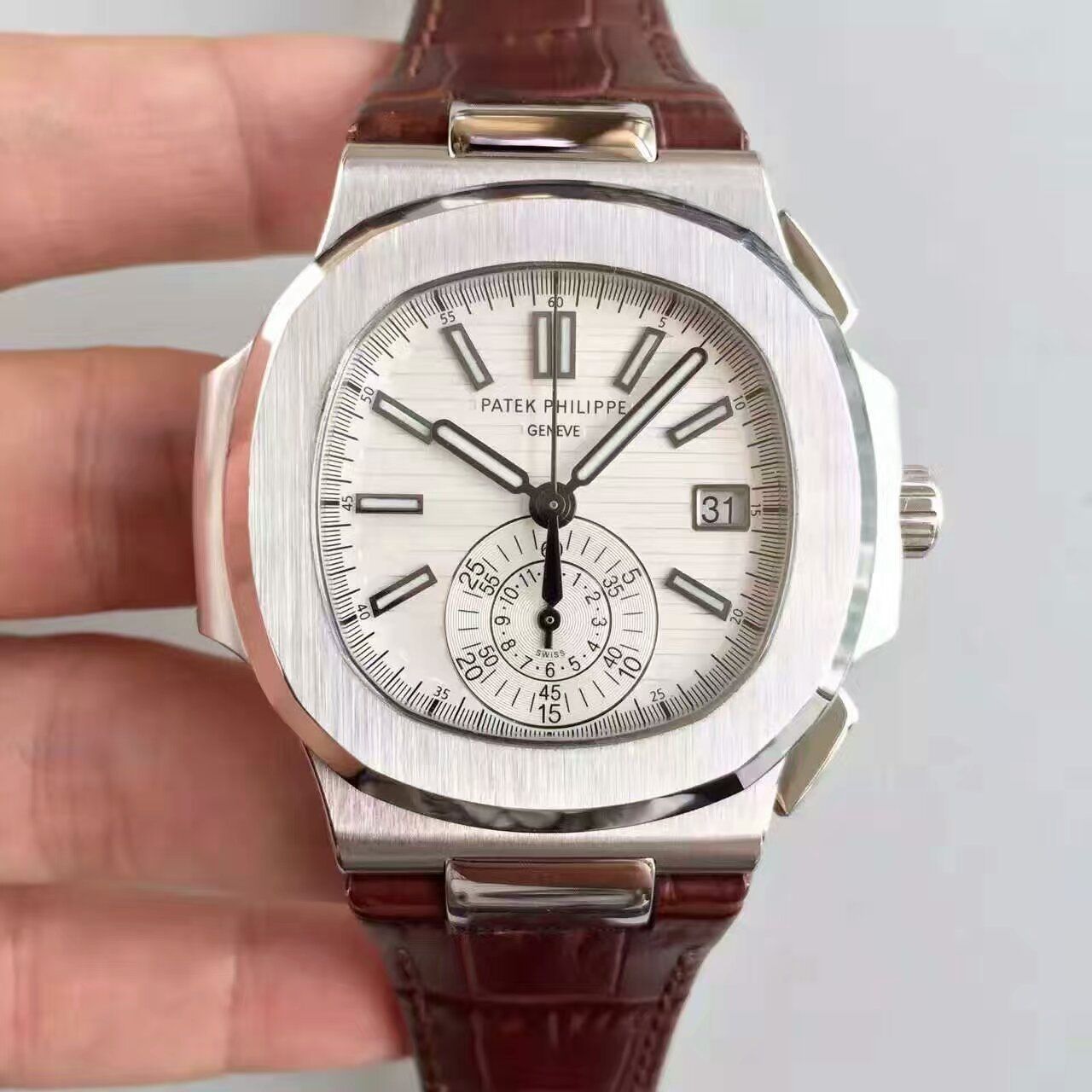 【BP Factory  Perfect  Knockoff  Watches 】 PATEK PHILIPPE 运动系列5980/1A-019男表