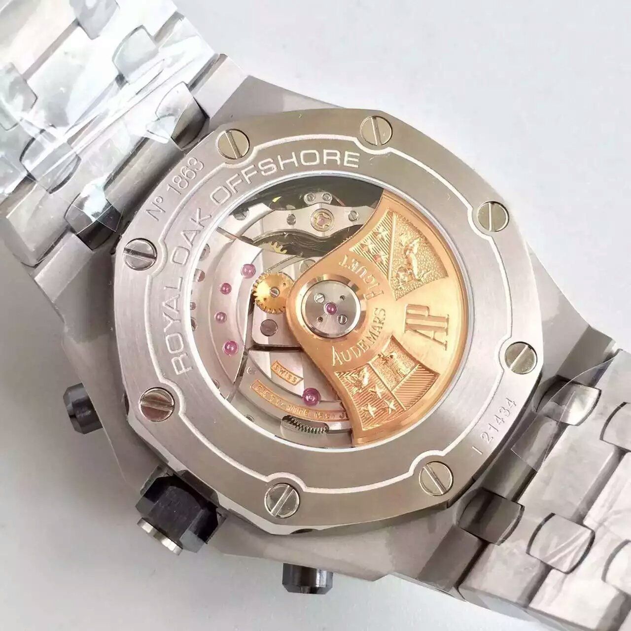 【JF Factory  High quality  Knockoff 】Audemars Piguet  Royal Oak Offshore 系列26470ST.OO.A027CA.01机械 wrist watches 《钢带》 / AP001.1