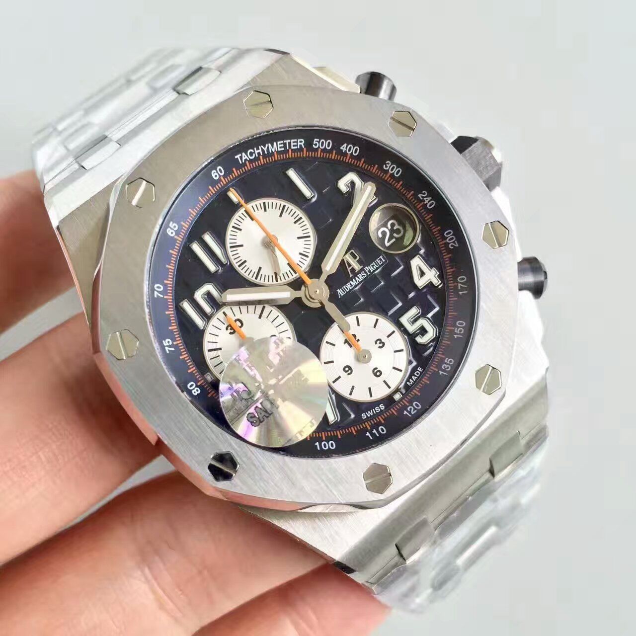 【JF Factory  High quality  Knockoff 】Audemars Piguet  Royal Oak Offshore 系列26470ST.OO.A027CA.01机械 wrist watches 《钢带》 / AP001.1