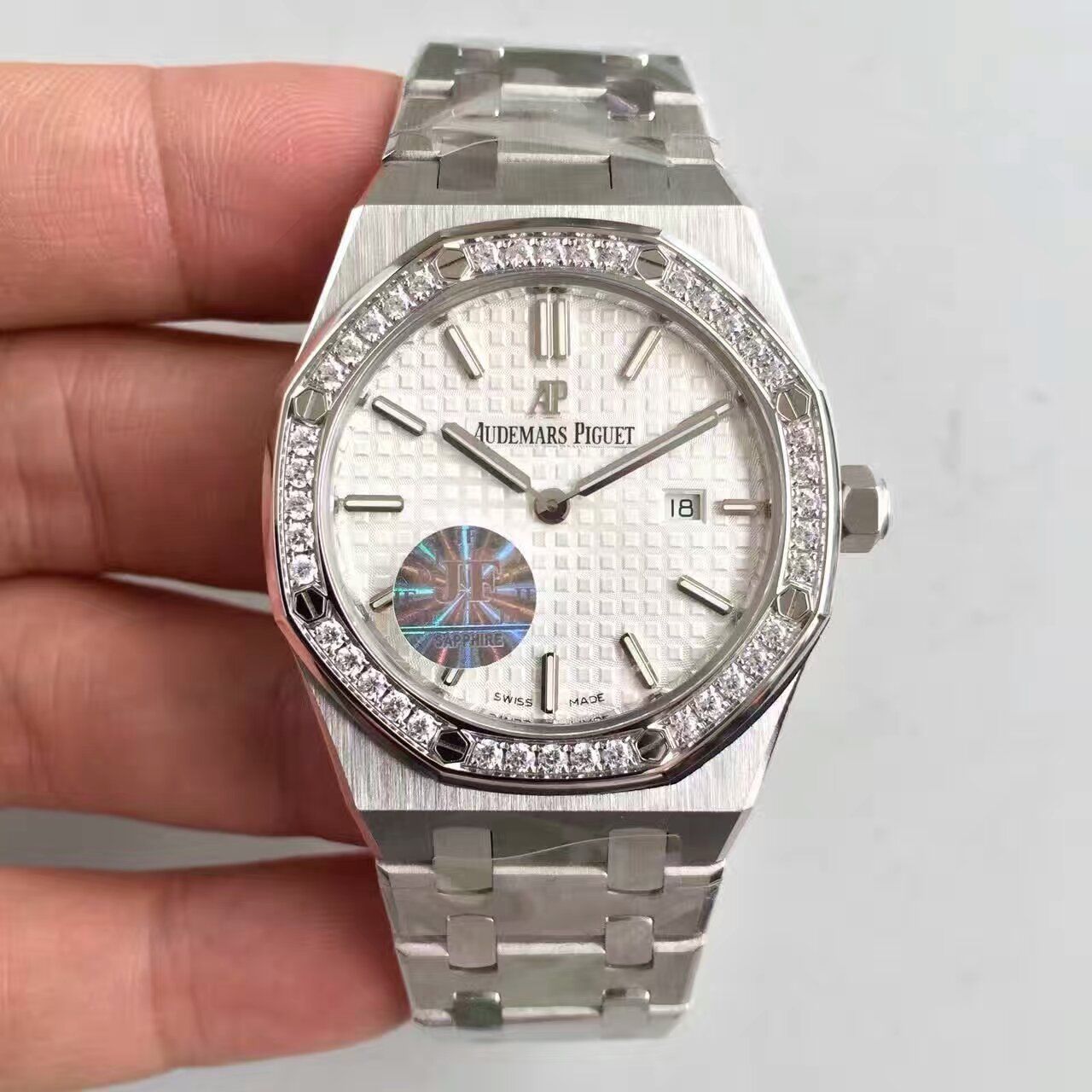 【JF Perfect  Replica Copy  Watches 】Audemars Piguet 皇家橡树系列67651ST.ZZ.1261ST.01女士 wrist watches 