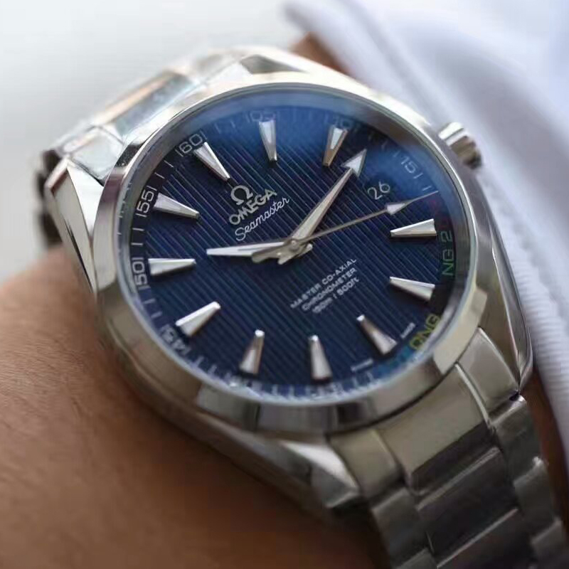 【KW Factory  Replica 级 Replica Watches 】 Seamaster 系列 Aqua Terra “平昌 2018” 冬奥会限量版男表