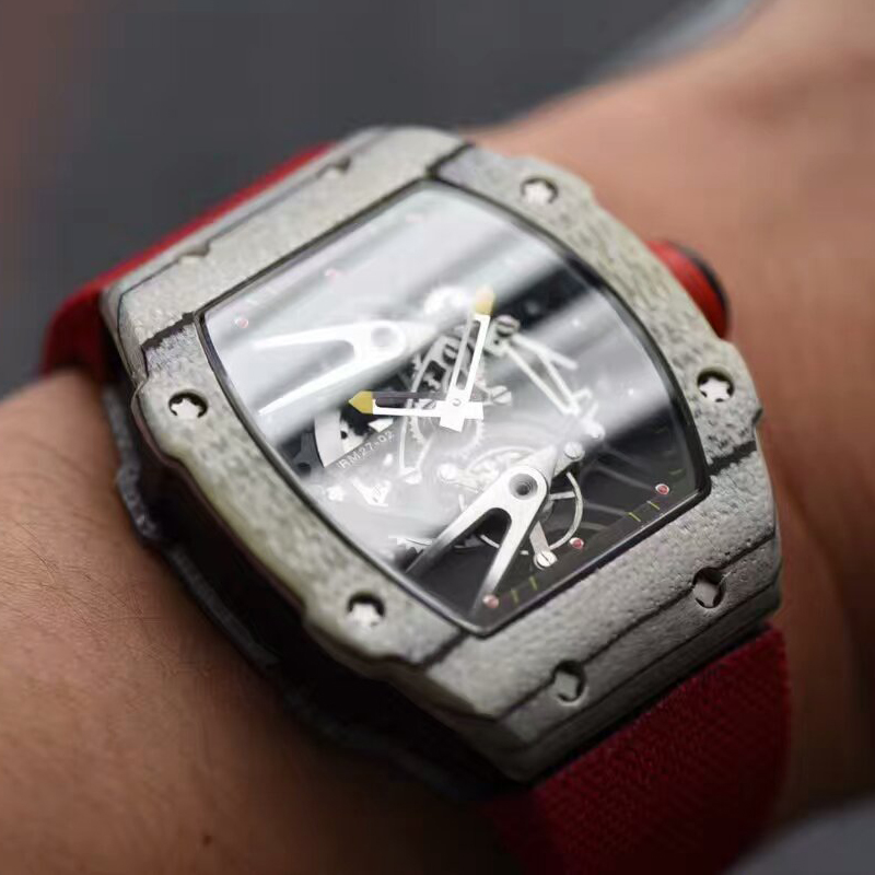 【RM Factory  top 1:1 Replica Copy  Watches 】 RICHARD MILLE 首款白色 carbon fiber  wrist watches RM27-02--轻盈如羽毛