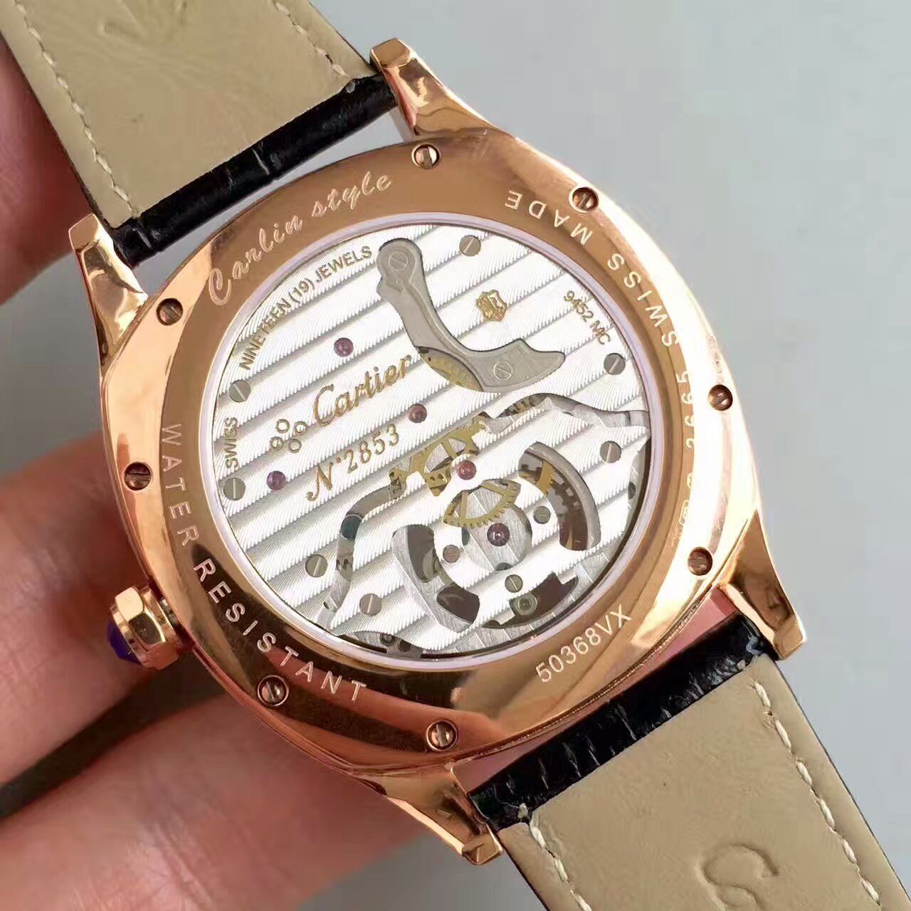 【TF Factory 1:1 Replica Watches 】 Cartier  DRIVE DE  Cartier  系列W4100013 Tourbillon 男表 / K082