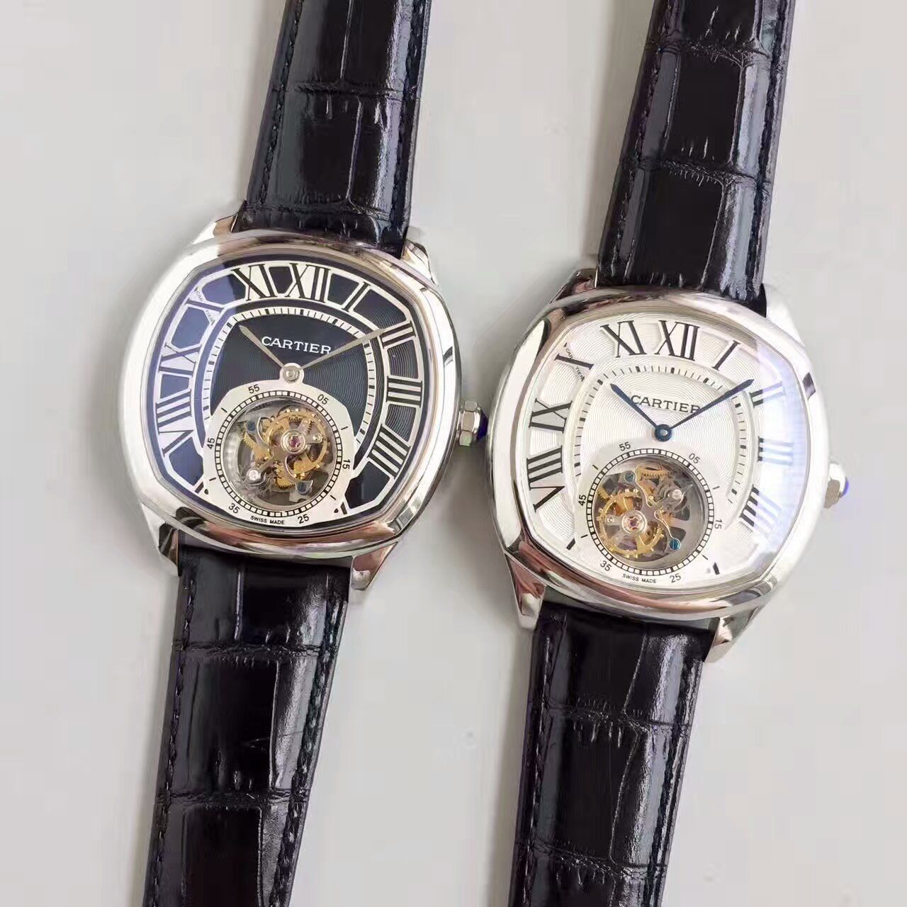 【TF Factory 1:1 Replica Watches 】 Cartier  DRIVE DE  Cartier  系列W4100013 Tourbillon 男表 / K082
