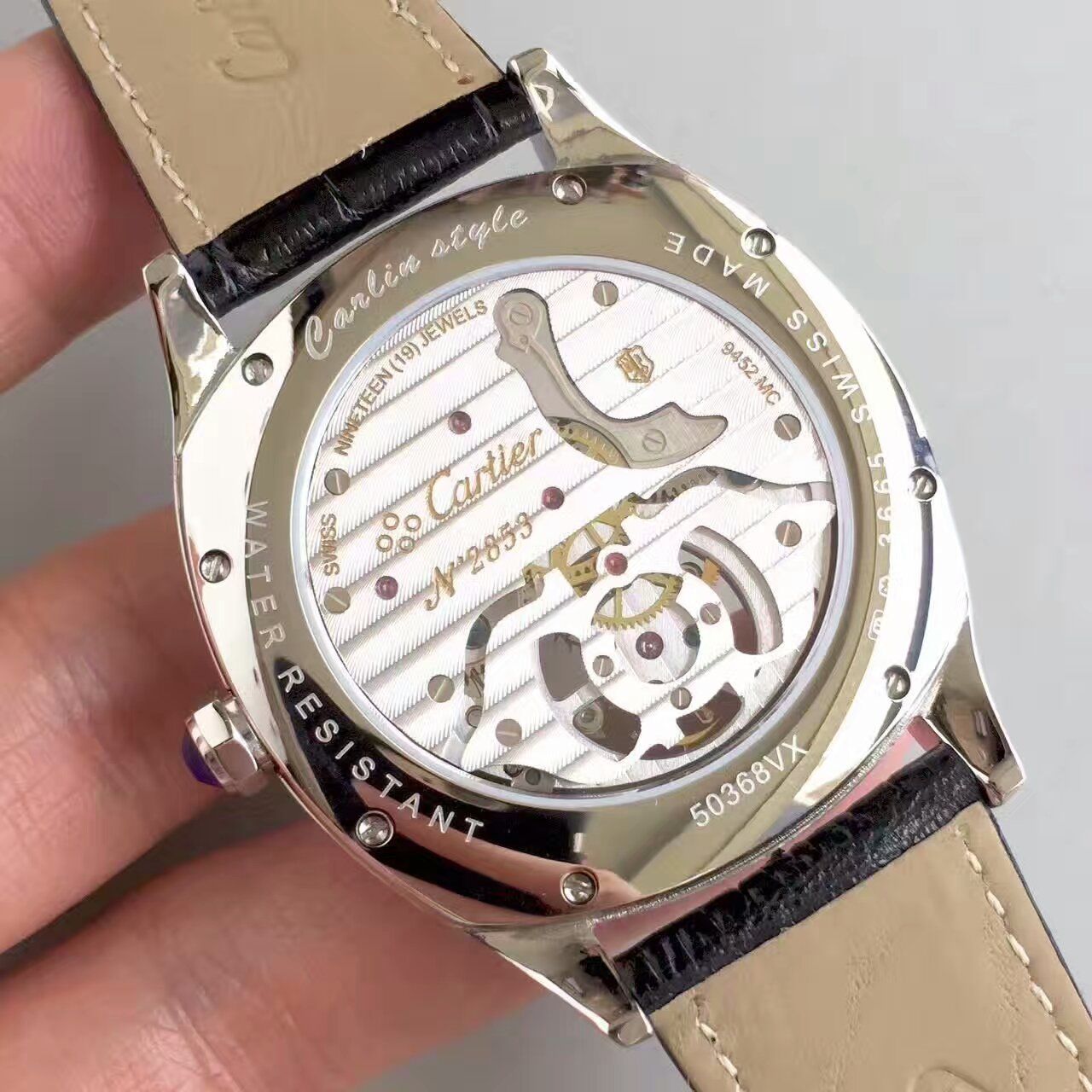 【TF Factory 1:1 Replica Watches 】 Cartier  DRIVE DE  Cartier  系列W4100013 Tourbillon 男表 / K082