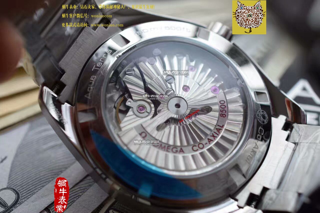 【KW Factory  Perfect  High quality  Replica Watches 】OMEGA Seamaster 系列231.10.42.21.01.001黑面绿字231.10.42.21.01.001男表 / M136