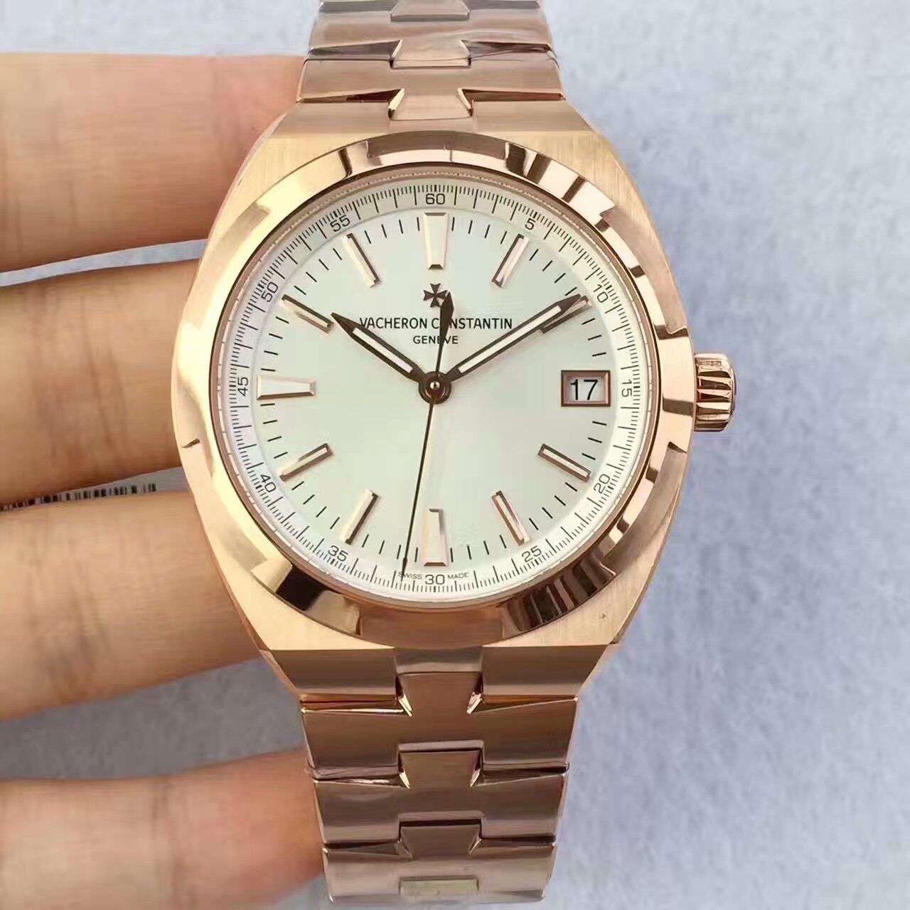 【8F Perfect  Replica Copy  Watches 】Vacheron Constantin   Overseas 系列4500V/000R-B127 wrist watches 