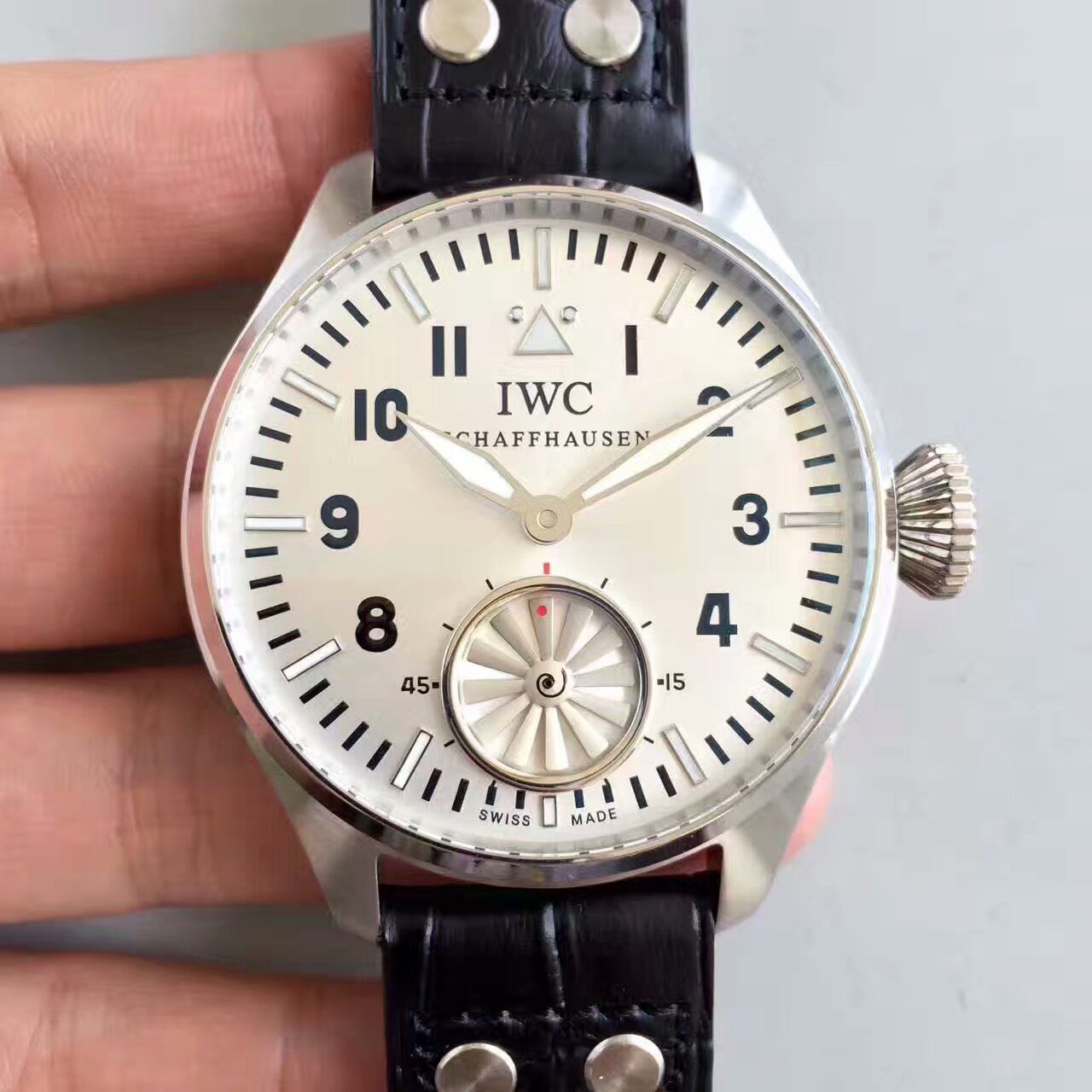 【KW Factory 1:1 Replica Watches 】 IWC 飞行员IW500301（俗称涡轮大飞） 最新终极升级版 / WG109 
