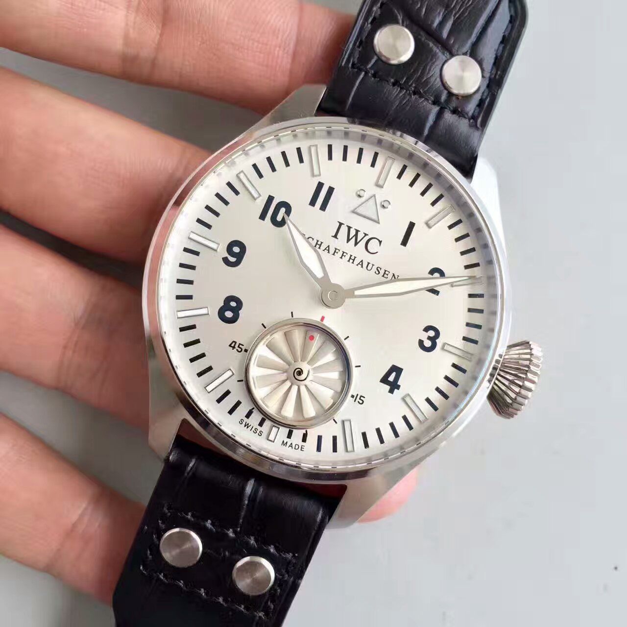 【KW Factory 1:1 Replica Watches 】 IWC 飞行员IW500301（俗称涡轮大飞） 最新终极升级版 / WG109 