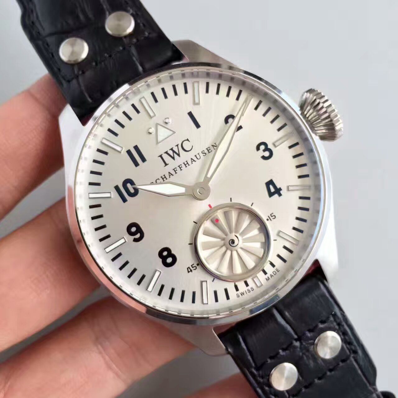 【KW Factory 1:1 Replica Watches 】 IWC 飞行员IW500301（俗称涡轮大飞） 最新终极升级版 / WG109 