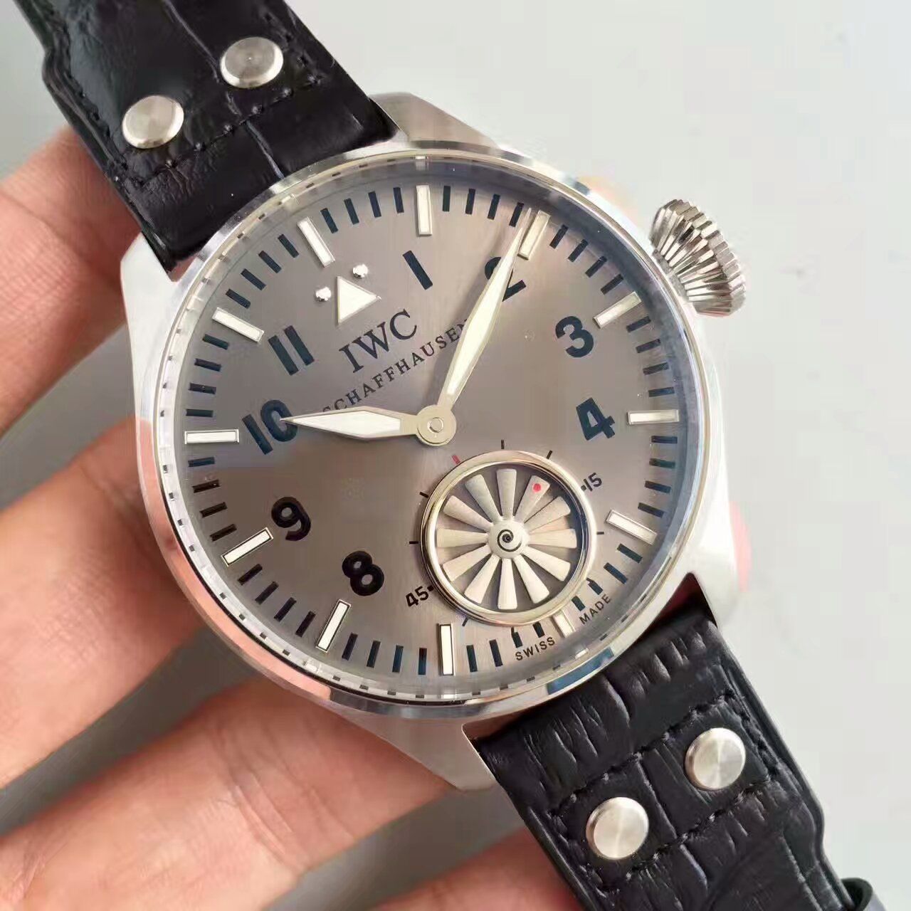 【KW Factory 1:1 Replica Watches 】 IWC 飞行员IW500301（俗称涡轮大飞） 最新终极升级版 / WG109 