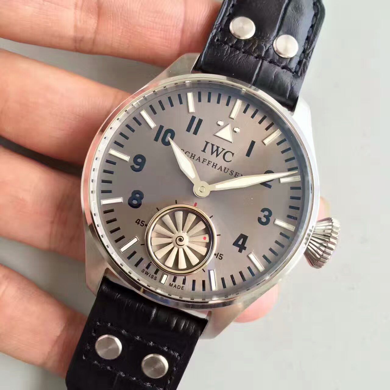 【KW Factory 1:1 Replica Watches 】 IWC 飞行员IW500301（俗称涡轮大飞） 最新终极升级版 / WG109 