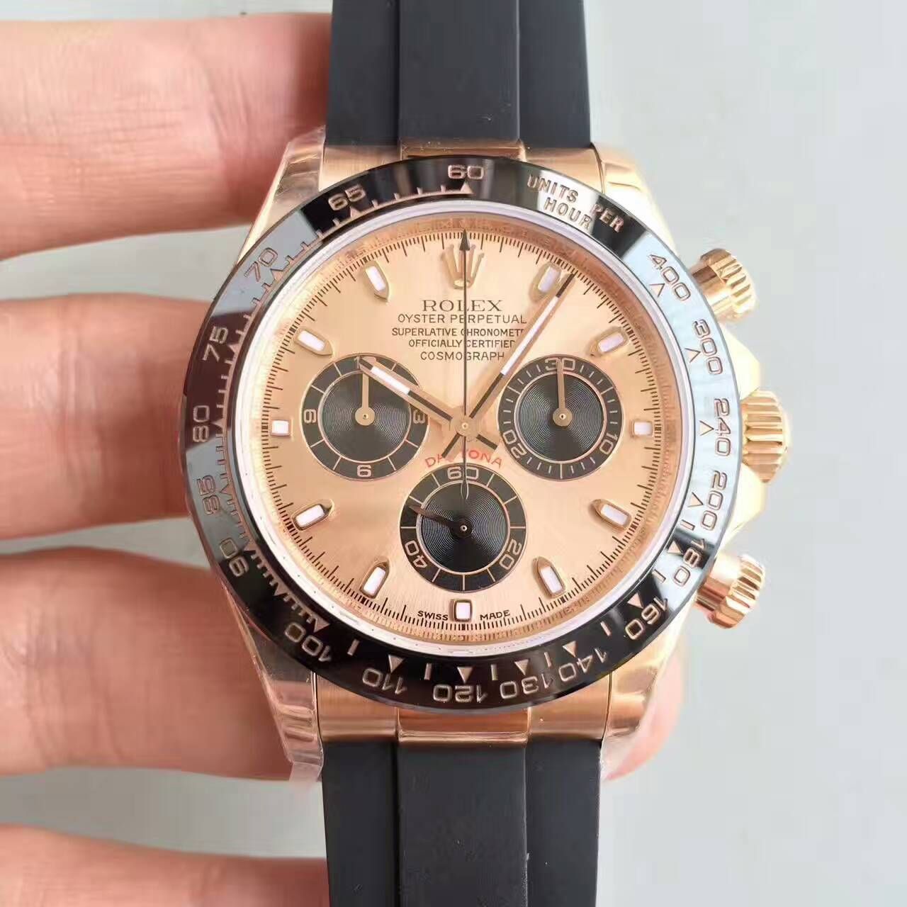 【NOOB Factory  Perfect  High quality  Knockoff  Watches 】 Rolex  Cosmograph Daytona  Ditongna 系列116515LN-L(FC) 象牙色 wrist watches  / R007