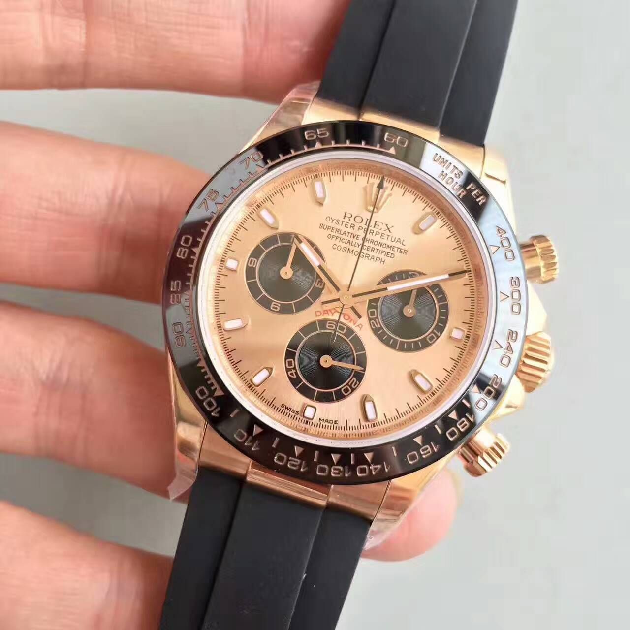 【NOOB Factory  Perfect  High quality  Knockoff  Watches 】 Rolex  Cosmograph Daytona  Ditongna 系列116515LN-L(FC) 象牙色 wrist watches  / R007
