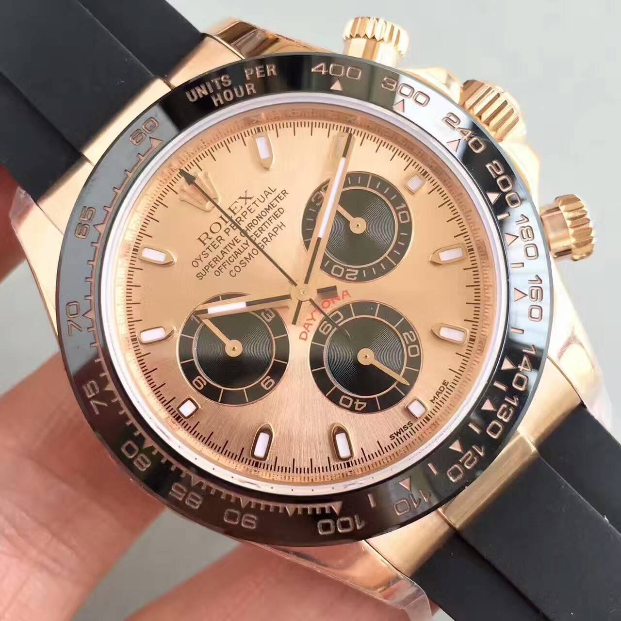 【NOOB Factory  Perfect  High quality  Knockoff  Watches 】 Rolex  Cosmograph Daytona  Ditongna 系列116515LN-L(FC) 象牙色 wrist watches  / R007