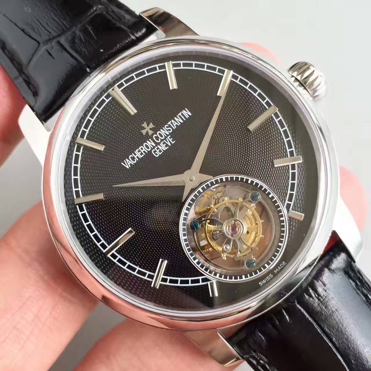 【LH Factory  top 1:1 Knockoff  Watches 】Vacheron Constantin  传袭系列6500T/000P-B100真 Tourbillon  wrist watches  / JS181
