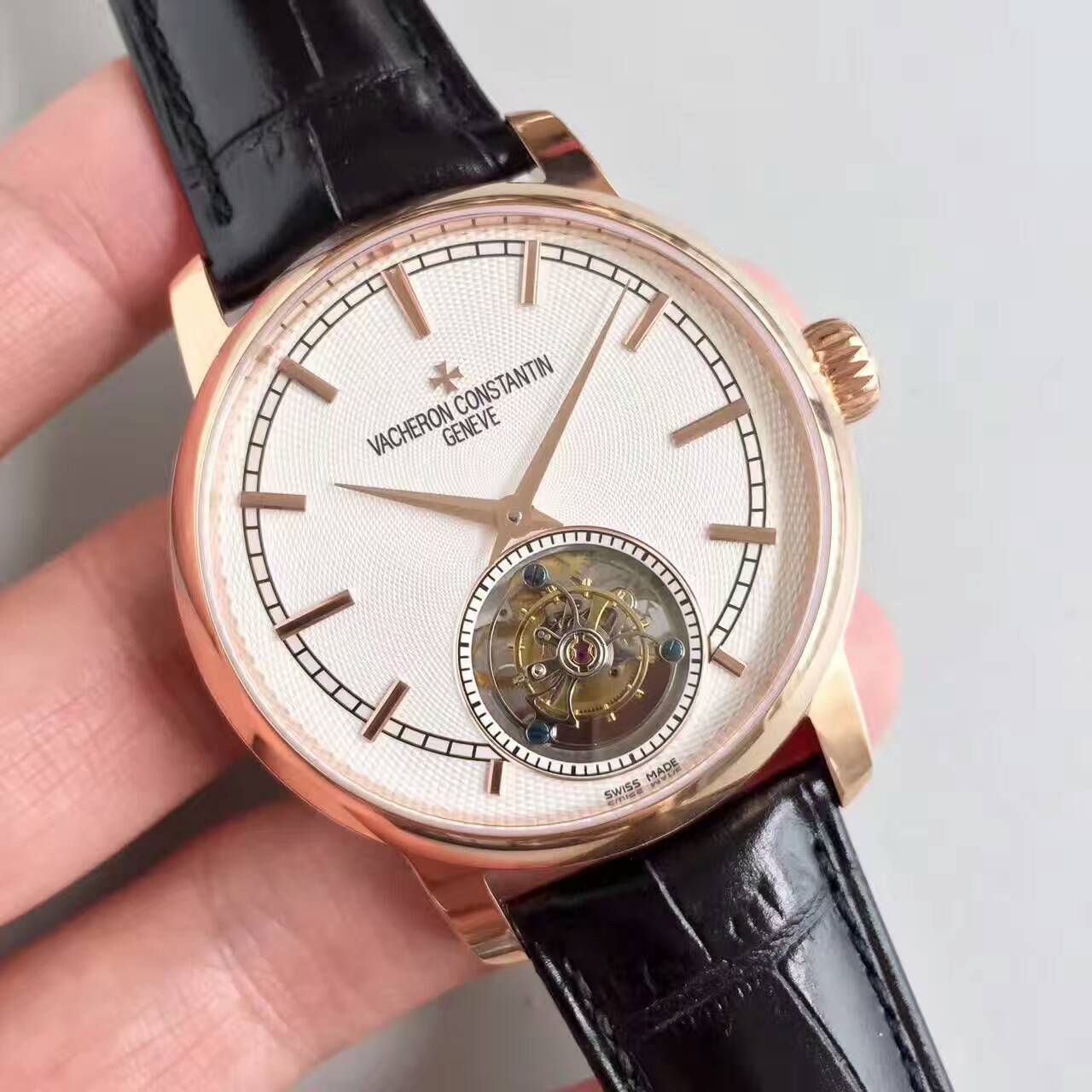 【LH Factory  top 1:1 Knockoff  Watches 】Vacheron Constantin  传袭系列6500T/000P-B100真 Tourbillon  wrist watches  / JS181