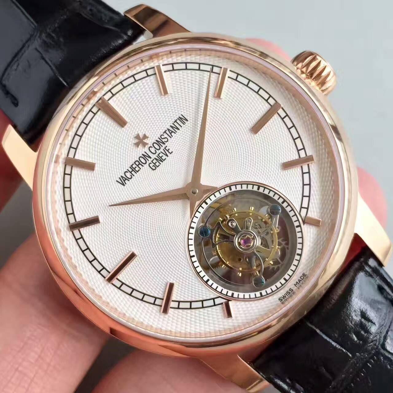 【LH Factory  top 1:1 Knockoff  Watches 】Vacheron Constantin  传袭系列6500T/000P-B100真 Tourbillon  wrist watches  / JS181
