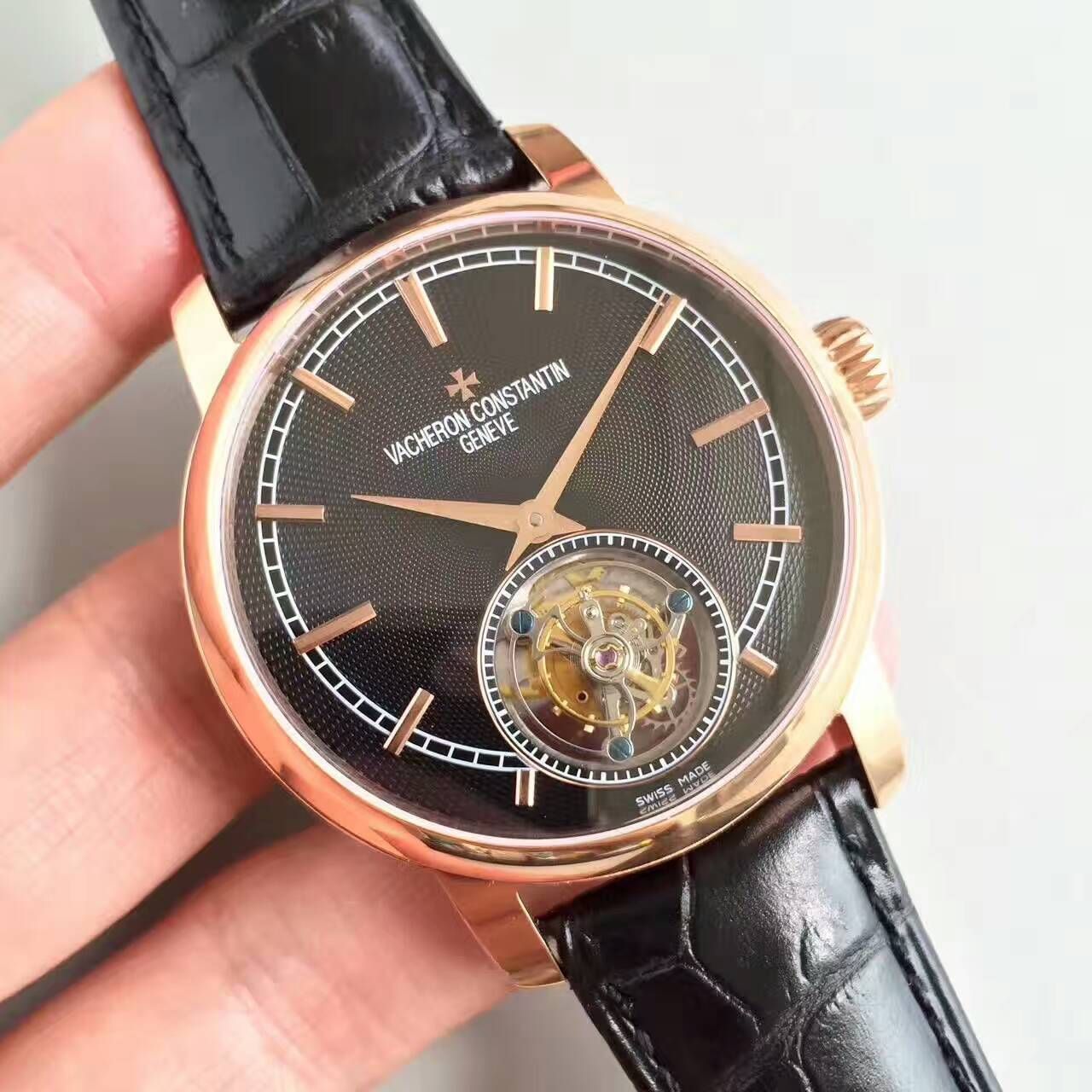 【LH Factory  top 1:1 Knockoff  Watches 】Vacheron Constantin  传袭系列6500T/000P-B100真 Tourbillon  wrist watches  / JS181