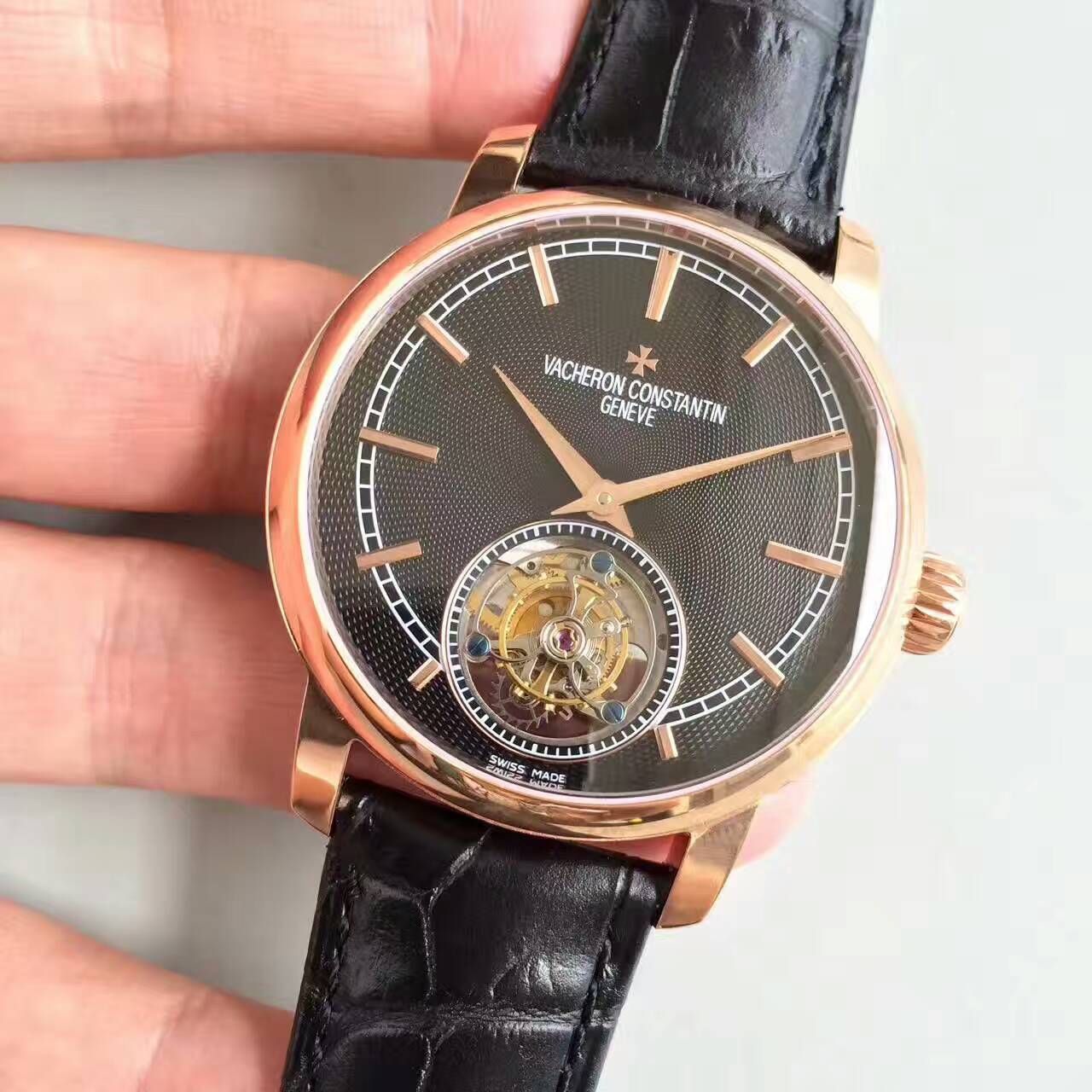 【LH Factory  top 1:1 Knockoff  Watches 】Vacheron Constantin  传袭系列6500T/000P-B100真 Tourbillon  wrist watches  / JS181