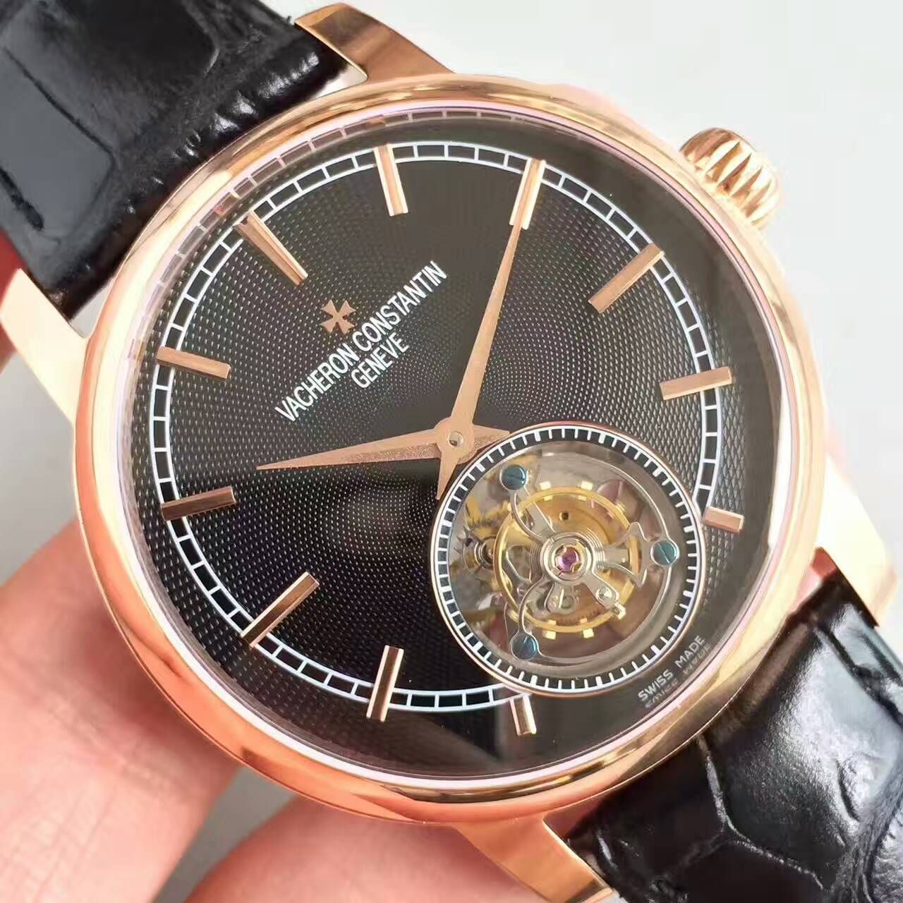 【LH Factory  top 1:1 Knockoff  Watches 】Vacheron Constantin  传袭系列6500T/000P-B100真 Tourbillon  wrist watches  / JS181