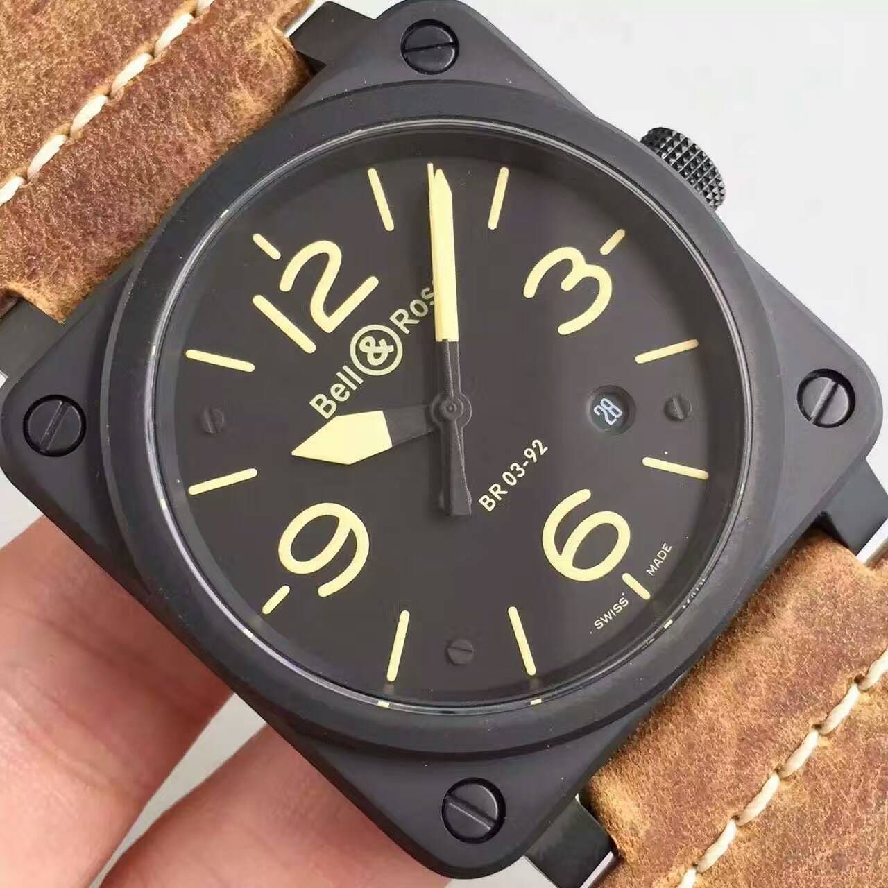 【BR Factory  High quality 1:1 Copy  Watches 】 Bell & Ross AVIATION系列BR 03-92 HERITAGE wrist watches  / BL005