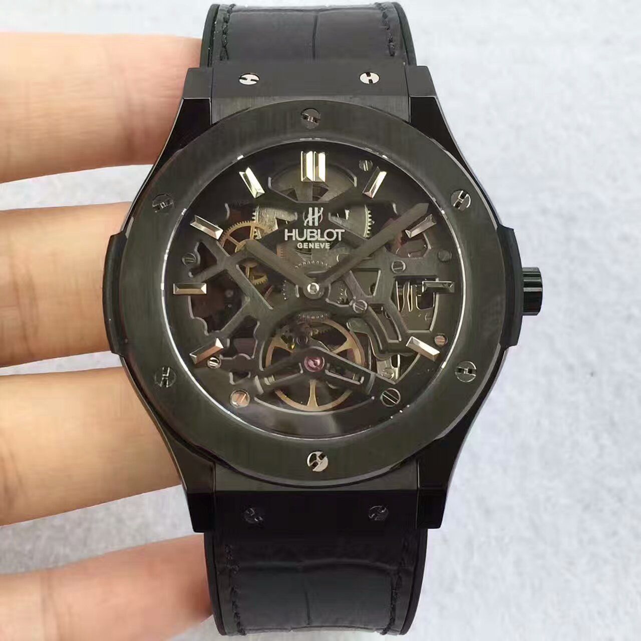【TF top  Replica Watches 】  Hublot 经典融合系列505.TX.0170.LR wrist watches  / YB026