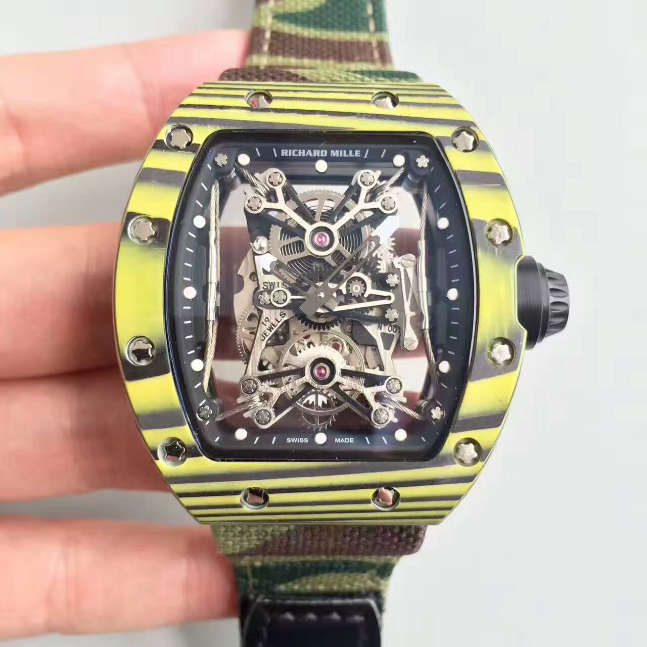 【RM Factory  Perfect  Copy  Watches 】 Richard Miller 男士系列RM 50-27-01 NTPT wrist watches  / RM50-27-01
