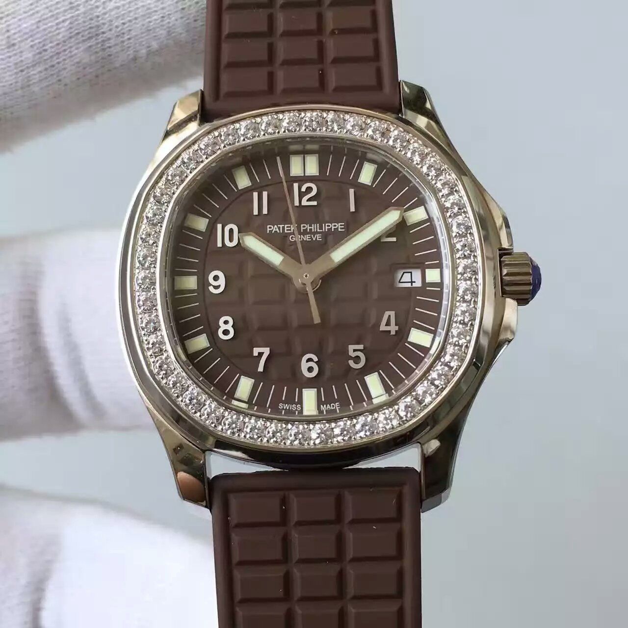 【BP Factory 1:1 Replica Watches 】 PATEK PHILIPPE AQUANAUT系列5067A-023女士 wrist watches  / BD187