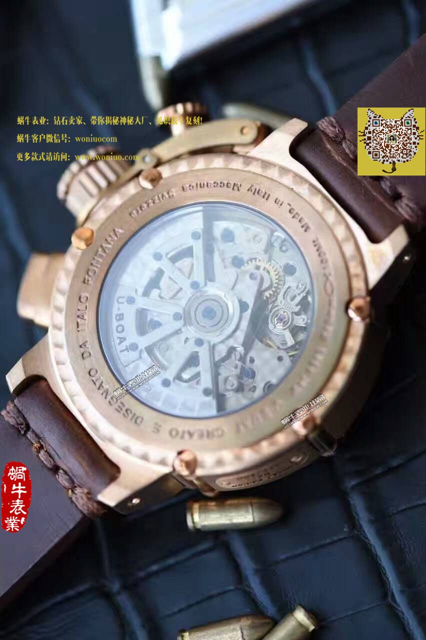 【视频解析】UB Factory 1:1 Replica Watches U-BOAT青铜 wrist watches  / UB005