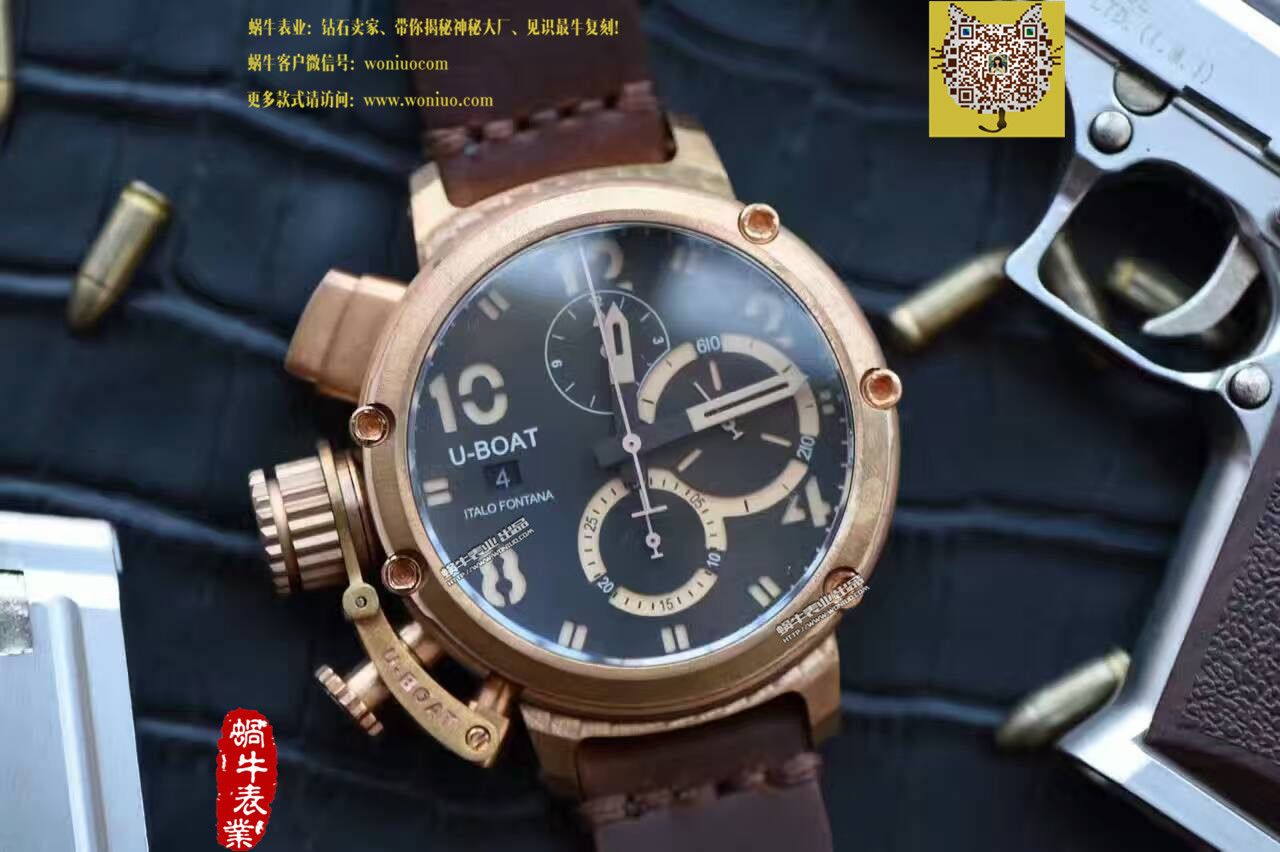 【视频解析】UB Factory 1:1 Replica Watches U-BOAT青铜 wrist watches  / UB005