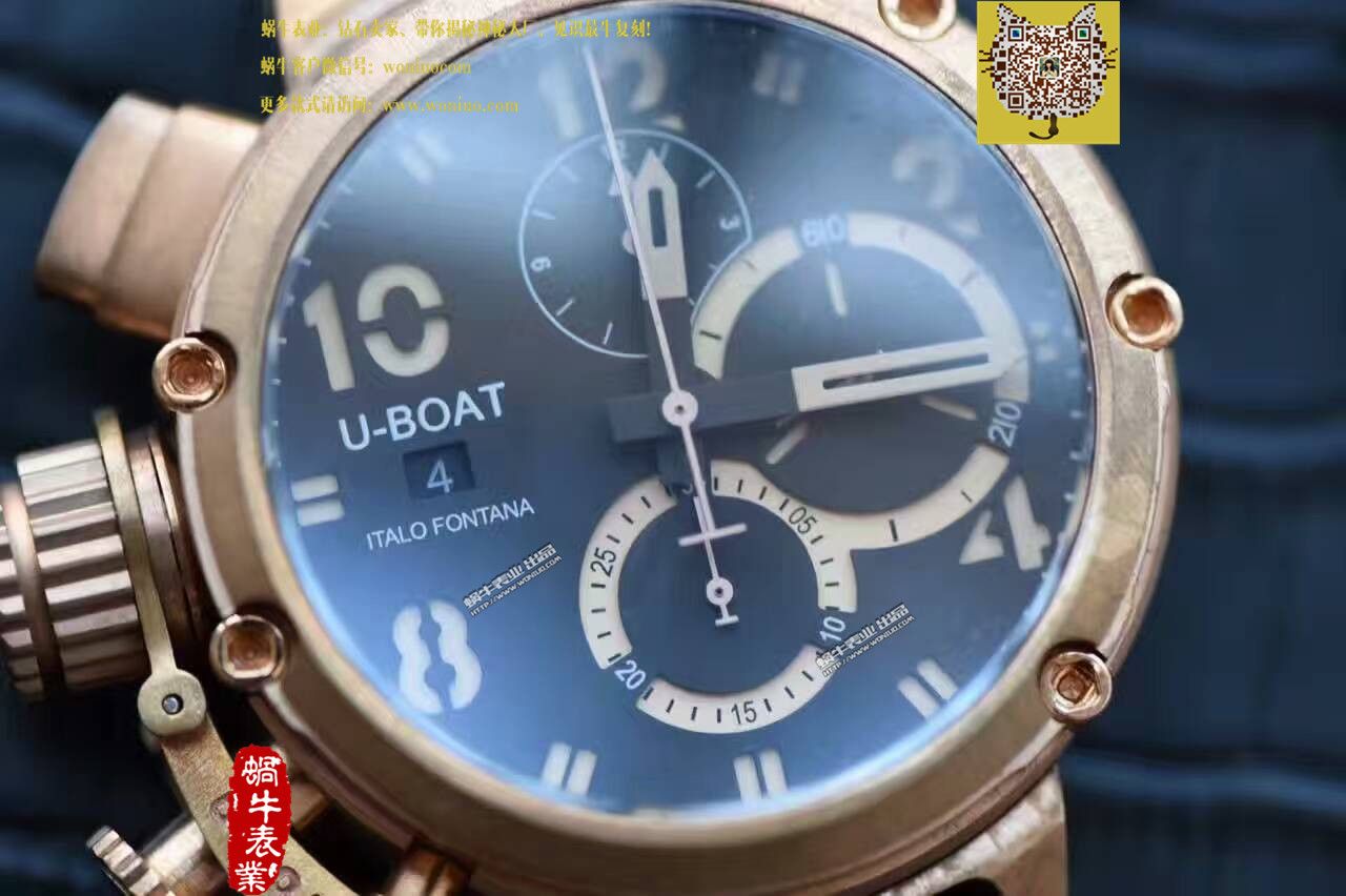 【视频解析】UB Factory 1:1 Replica Watches U-BOAT青铜 wrist watches  / UB005