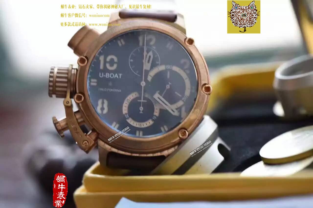【视频解析】UB Factory 1:1 Replica Watches U-BOAT青铜 wrist watches  / UB005