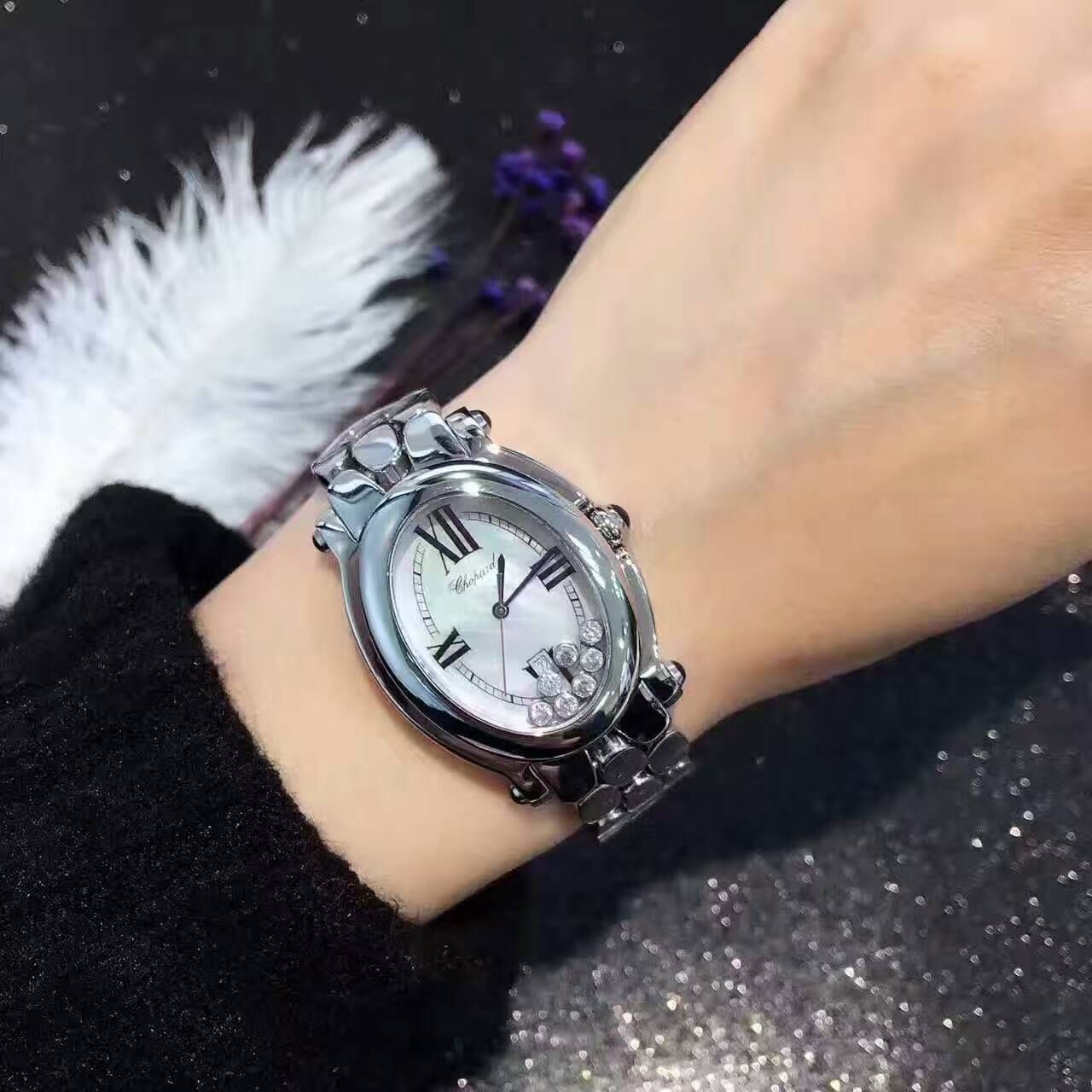 【 Perfect  High quality  Replica Watches 】邦经典全新升级版Happy Sport系列278546女士 wrist watches  / XB008