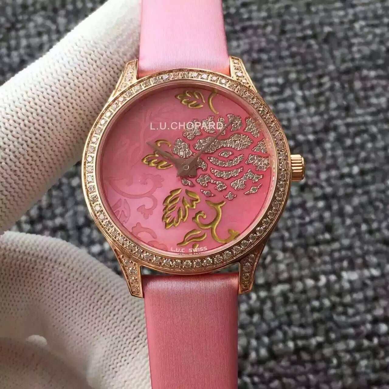【SF Factory  Perfect  High quality  Replica Watches 】 Chopard L.U.C系列131944-5001女士机械 wrist watches 