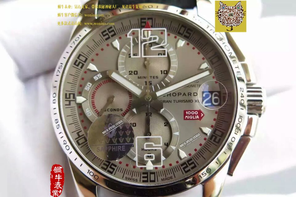 【HBBV6 Factory  Perfect  High quality  Knockoff  Watches 】 Chopard 经典赛车系列168489-3001 wrist watches  / XB002