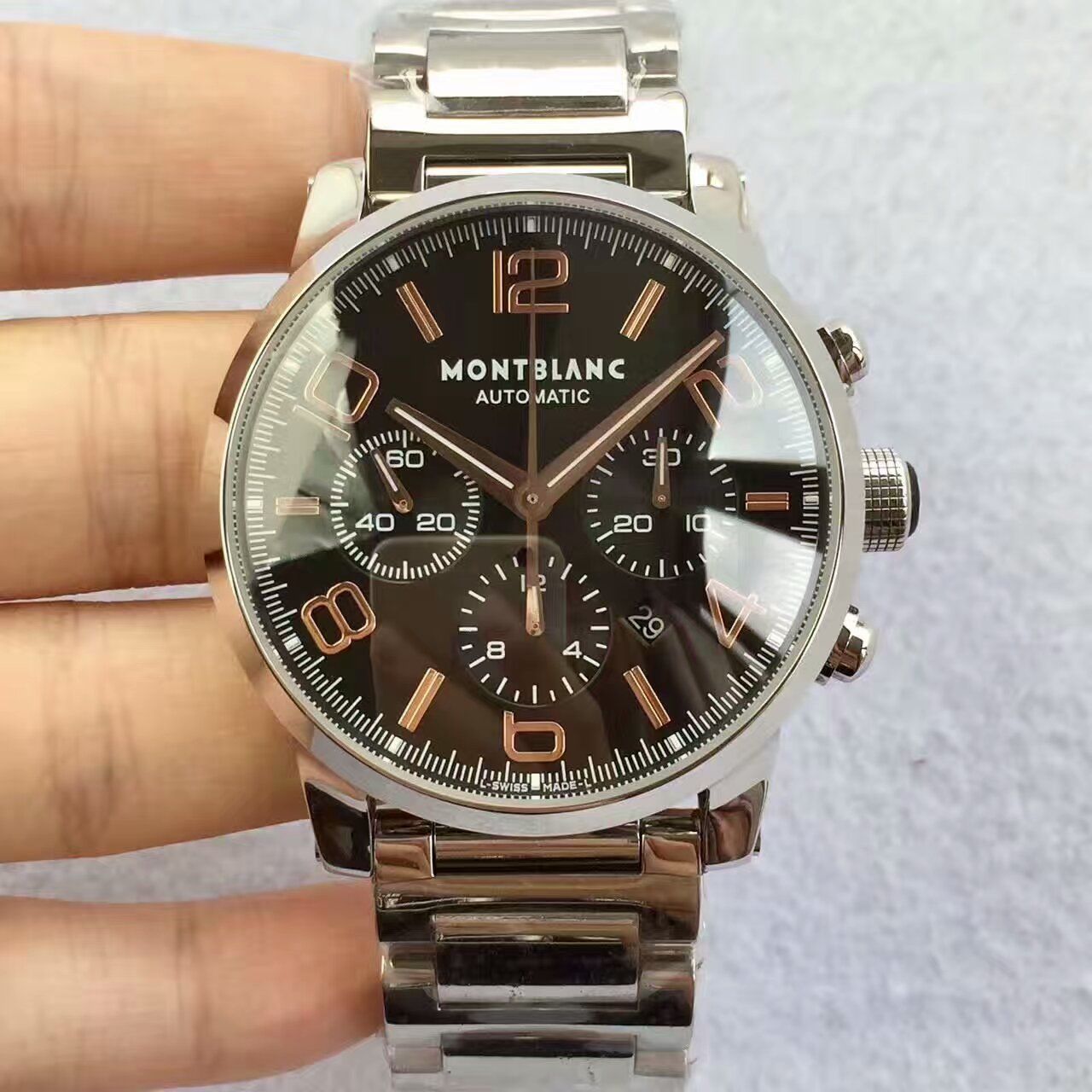 【台湾 Factory 1比1 High quality  Replica Watches 】万宝龙时光行者系列U0101548 wrist watches  / MB009