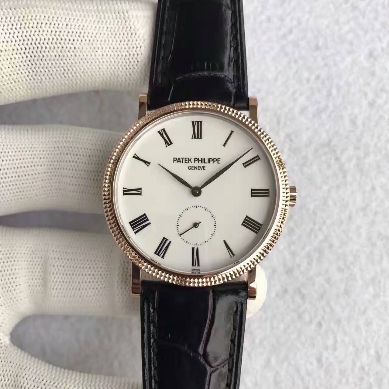 【台湾 Factory  Perfect  High quality  Replica Watches 】 PATEK PHILIPPE 古典表系列5119R-001 wrist watches 