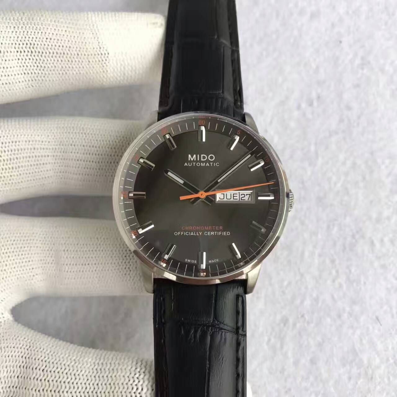 【台湾 Factory 1比1 High quality  Replica Watches 】美度指挥官系列M021.431.11.061.01 wrist watches  / MD09