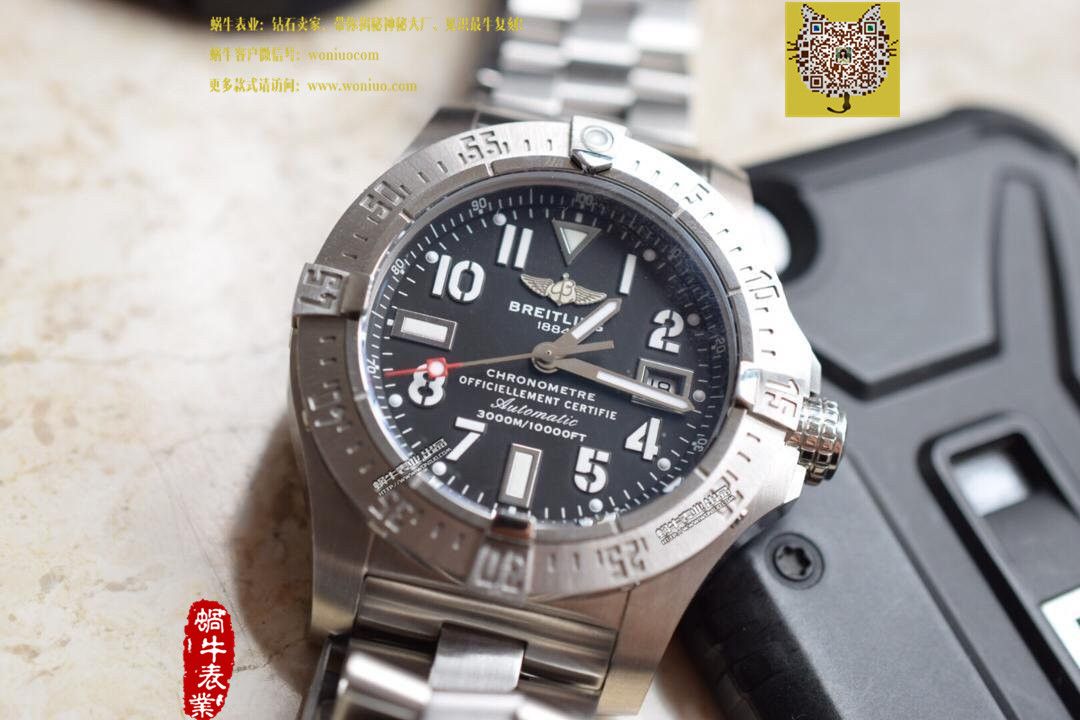 【实物图鉴赏】 Breitling 海狼 Watches  《 copy customized 版搭配原装瑞士ETA2836 Movement 》 / BL031