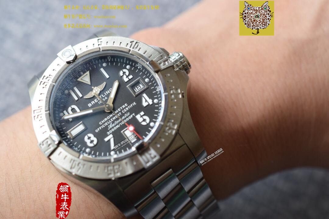 【实物图鉴赏】 Breitling 海狼 Watches  《 copy customized 版搭配原装瑞士ETA2836 Movement 》 / BL031