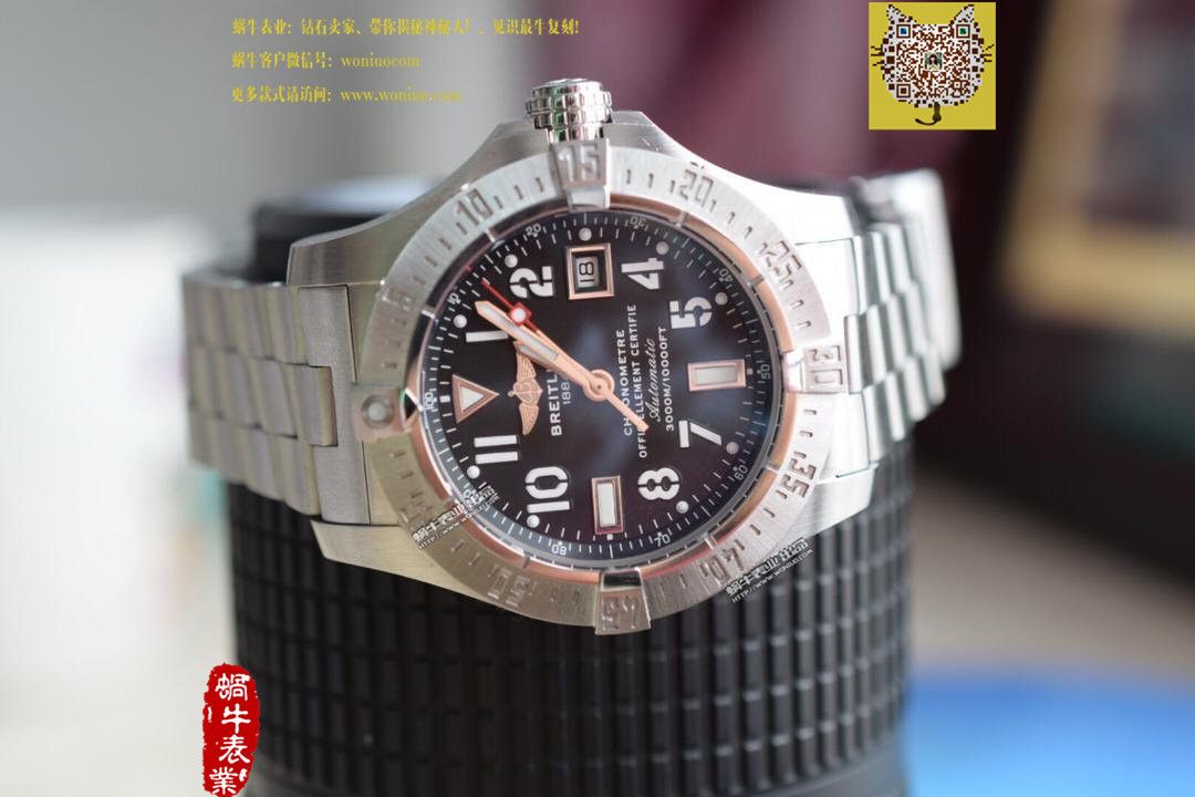 【实物图鉴赏】 Breitling 海狼 Watches  《 copy customized 版搭配原装瑞士ETA2836 Movement 》 / BL031