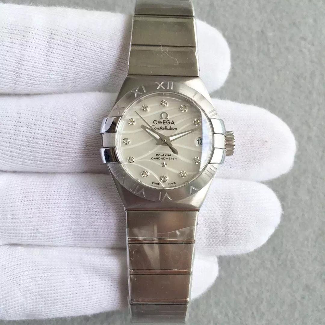 【HBBV6 Factory 1:1 High quality  Replica Watches 】OMEGA Constellation 系列123.10.27.20.55.001女士 wrist watches  / M151A