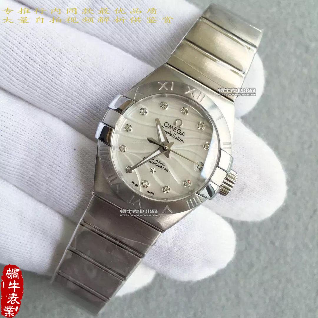 【HBBV6 Factory 1:1 High quality  Replica Watches 】OMEGA Constellation 系列123.10.27.20.55.001女士 wrist watches  / M151A