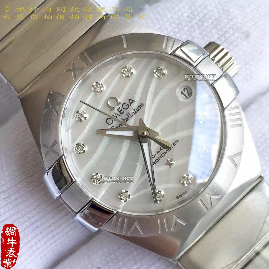 【HBBV6 Factory 1:1 High quality  Replica Watches 】OMEGA Constellation 系列123.10.27.20.55.001女士 wrist watches  / M151A